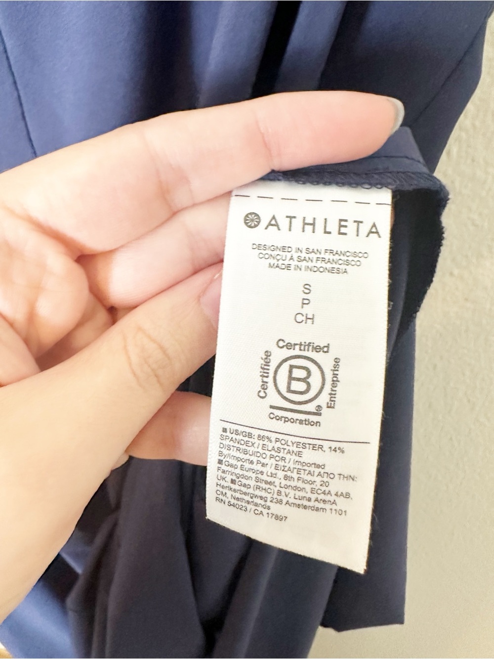 Athleta Presidio Maxi Midi Dress Navy Blue Lightweight Material Pockets Small - Picture 6 of 8